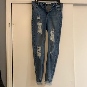 Size 5 distressed jeans
